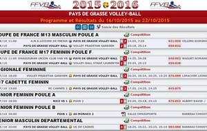 Week-end du 17-18 octobre