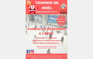 Tournoi au Sport Beach !