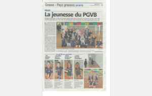 L'école de volley du PGVB (Nice-Matin) !!
