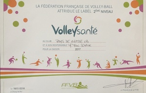 Label Santé 2ème niveau ! 