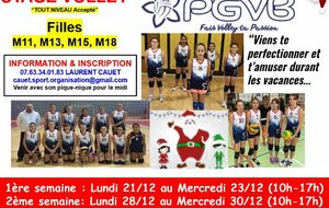 Stage volley de Noël