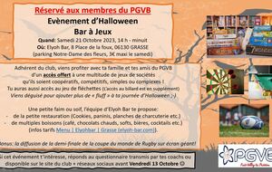 Événement d’Halloween - Bar à Jeux