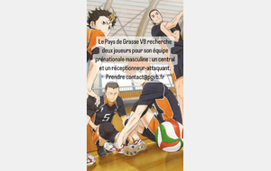 La prénationale masculine recrute !