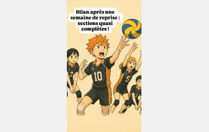 Bilan après une semaine de reprise