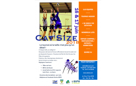 Tournoi Cat'Size en Juin ! 