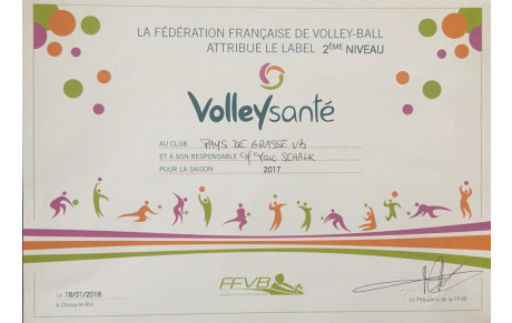 Label Santé 2ème niveau ! 