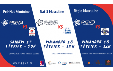 Gros programme à domicile ce week-end !!