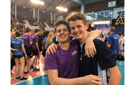 Les performances de Bastien et Axel aux Volleyades 2018 !