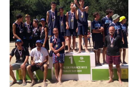PGVB, champion de France de Beach-volley M15