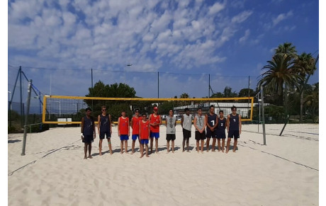 Qualification de nos minimes à la phase finale de coupe de France beach-volley